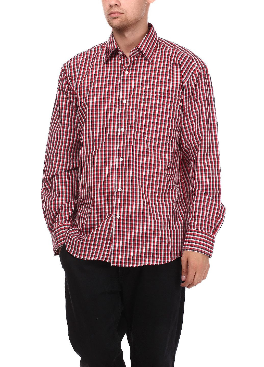 Красная повседневный рубашка в клетку Aldo & Co