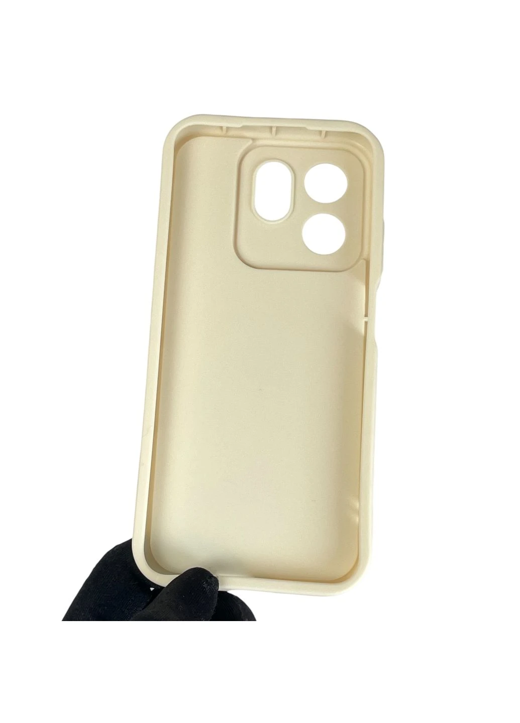 Чохол силіконовий Soft Touch з 3D принтом вишеньки для Hot 50i X6531B молочний (Повний захист камери) Infinix (378972645)