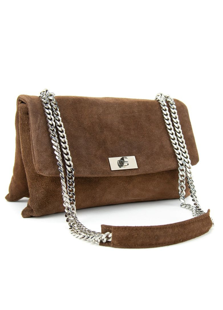 Сумка кросбоді жіноча замшева на ланцюжку Italy RoyalBag F-IT-8545 (311620038)