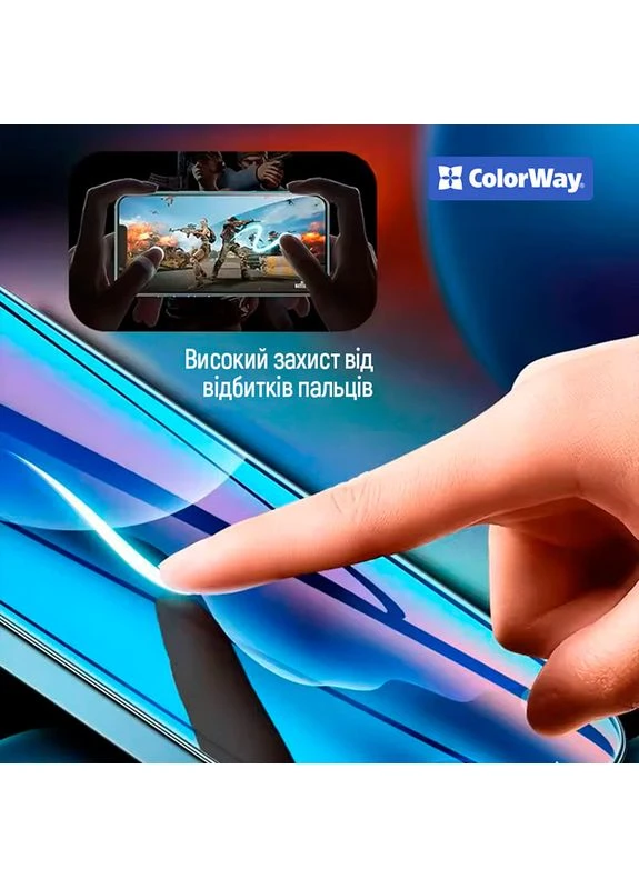 Захисне скло 9H FC Glue для Oppo Reno 15 F 9H FC Glue Black (CW-GSFGOR15F-BK) Colorway (388861823)