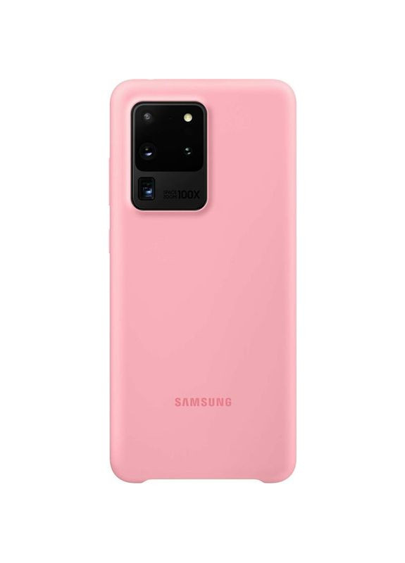 Чехол-накладка Silicone Cover для Galaxy S20 Ultra SM-G988 Pink (EF-PG988TPEGRU) Samsung (341488161)