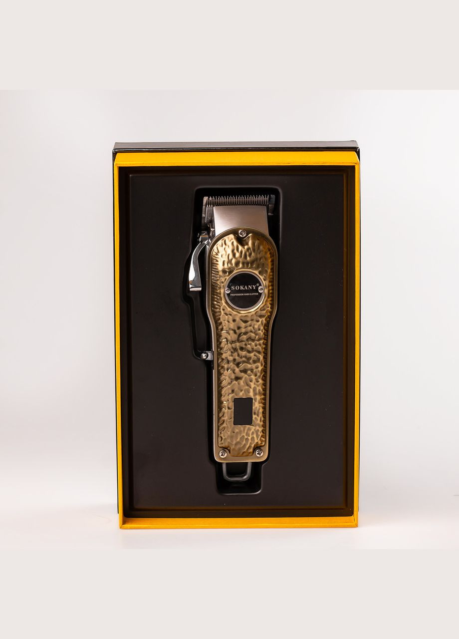 Машинка для стрижки SK-LF-9976 аккумуляторная с 4 насадками и USB золото. Sokany (327874752)