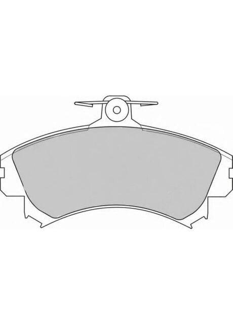 Колодки тормозные дисковые передние MITSUBISHI CARISMA 1.6, 1.6 16V, 1.9TD 95-, SPACE STAR 98-, VOLVO S 5000-1093 PROfit (365726704)