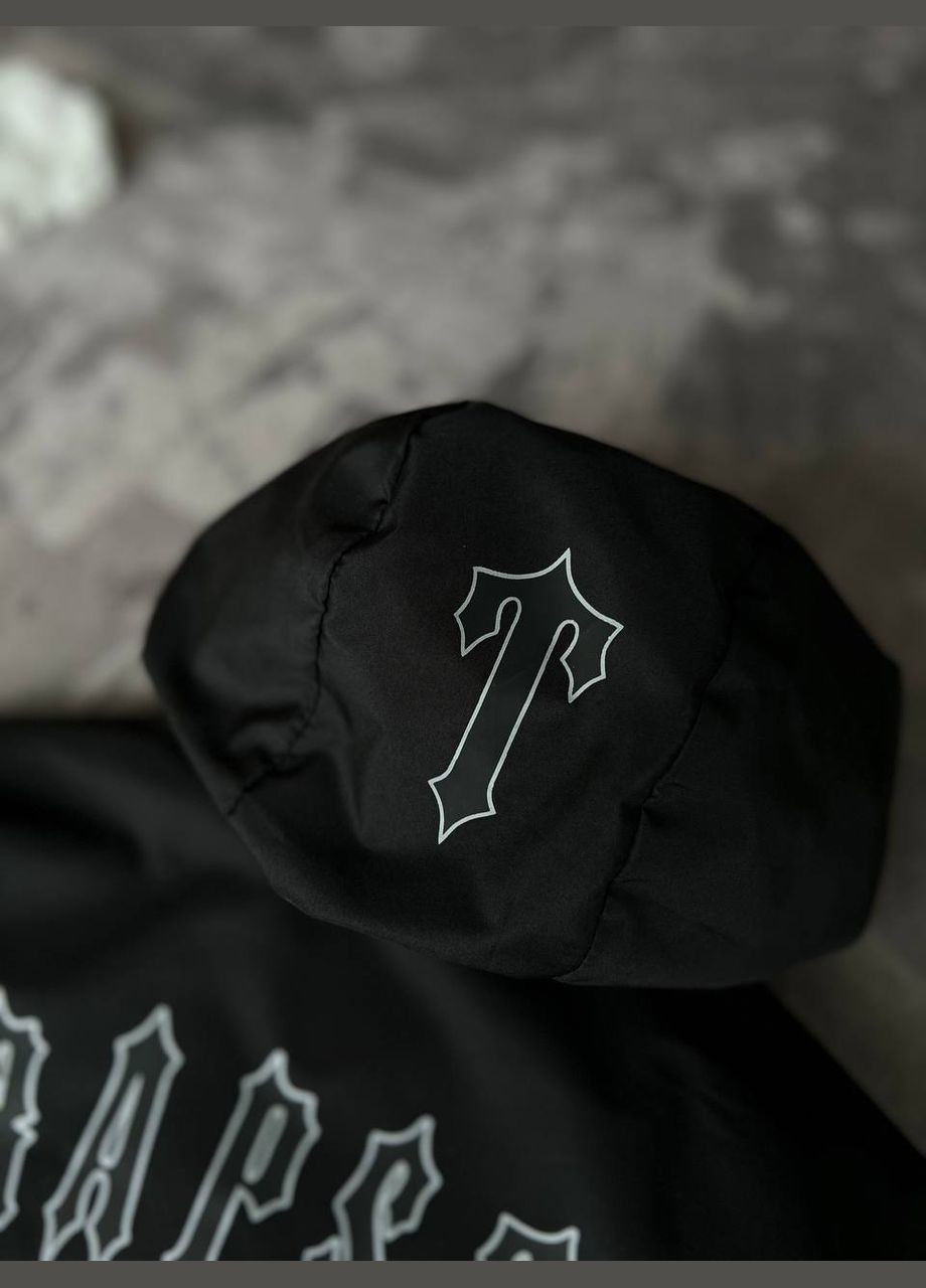Черная стильная ветровка trapstar No Brand