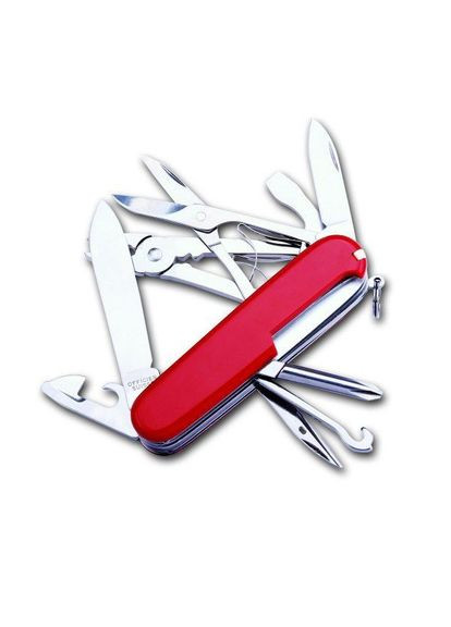 Комплект Ніж Deluxe Tinker Red 1.4723 + Чохол з ліхтариком Police Victorinox (317303614)
