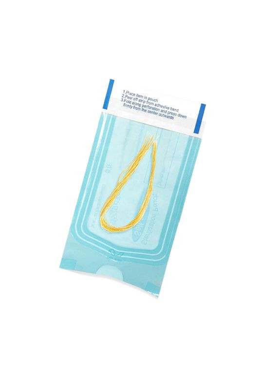 Колагенові золоті нитки з вітамінами С і Е для підтяжки овалу обличчя Gold (12 шт) No Brand (332184432)