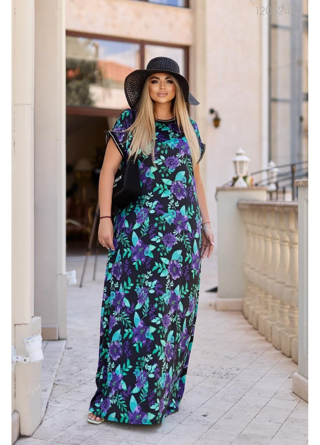 Черное платье морелья (чёрный) 1206241 Peony