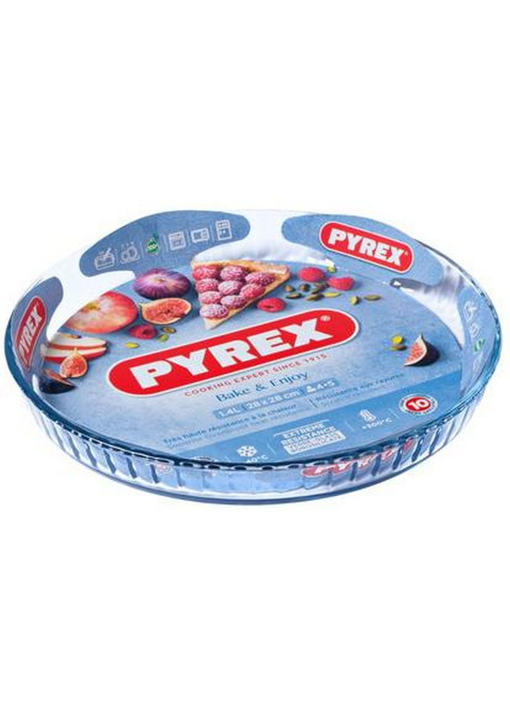 Форма для запекания Bake&Enjoy, жаропрочное стекло Ø27х3,5 см Pyrex (289459471)