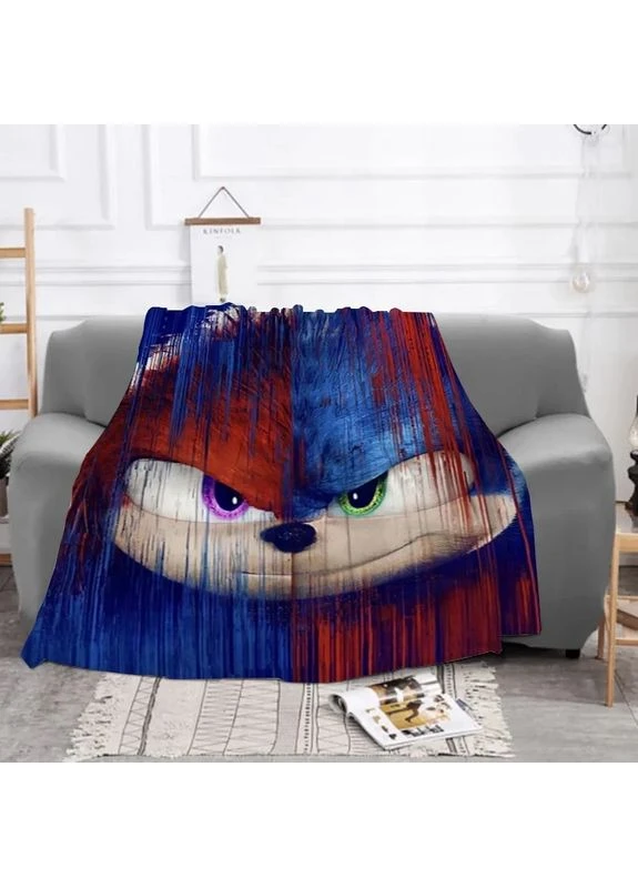 Плед с 3D принтом-Соник Ёж Sonic the Hedgehog 36 Перша Креативна мануфактура PERFECTUS Плед (386460426)