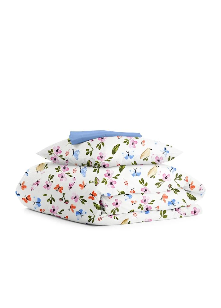 Подростковое постельное белье с простыней на резинке HAPPY BIRDS CS2 (4822052108925) Cosas (392572877)