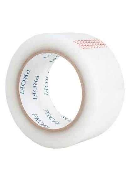 Скотч упаковочный, 45 мм x 200 м, 40 мкм, прозрачный Profi (375283071)
