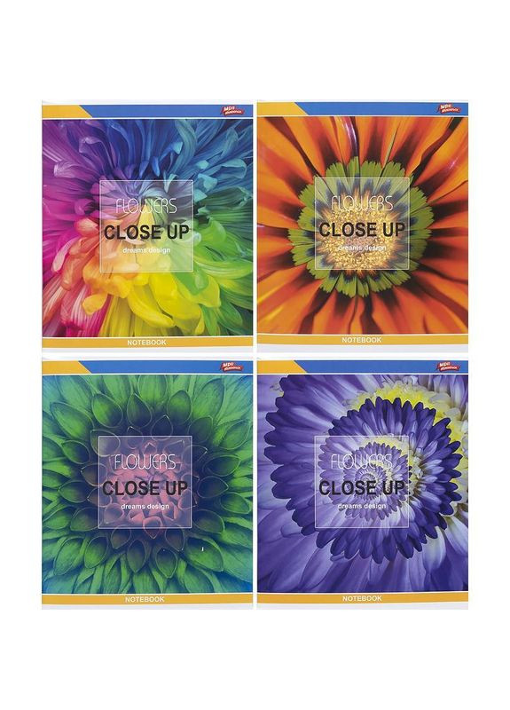 Зошит 96_листов клітка "МРІЇ" / Flowers Мрії Збуваються (342416673)