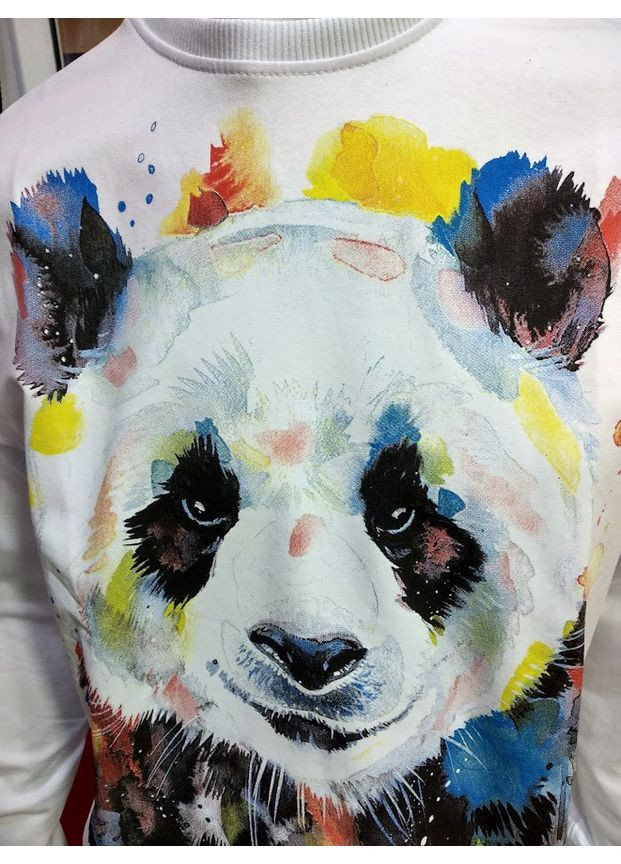 Толстовка Respekt мужская яркая свитшот панда XXL белая Respect (351481028)