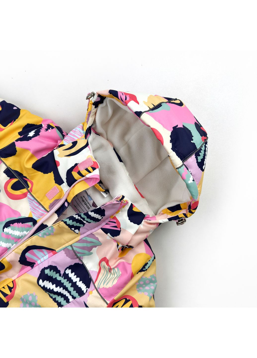 Комбинированная зимняя куртка зимняя принт зимний разноцветный 416026-08254 Marakas