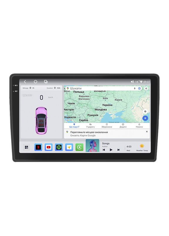 Штатная магнитола 10" для Dodge RAM III (DR/DH) 2001-2009 4/64 QLED CarPlay 4G Wi-Fi GPS 360 Prime 6шт Lesko (336194342)