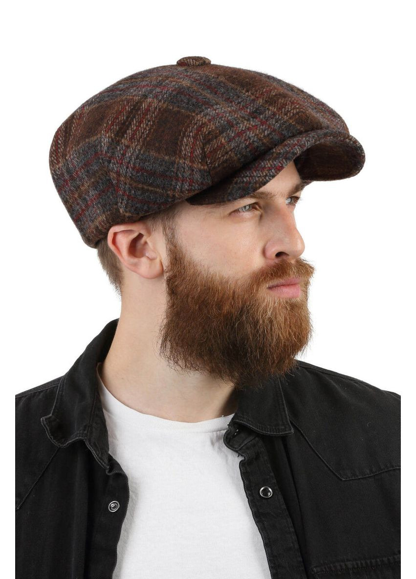 Кепка американка коричнева в клітинку (SC381152) Westward (296718615)