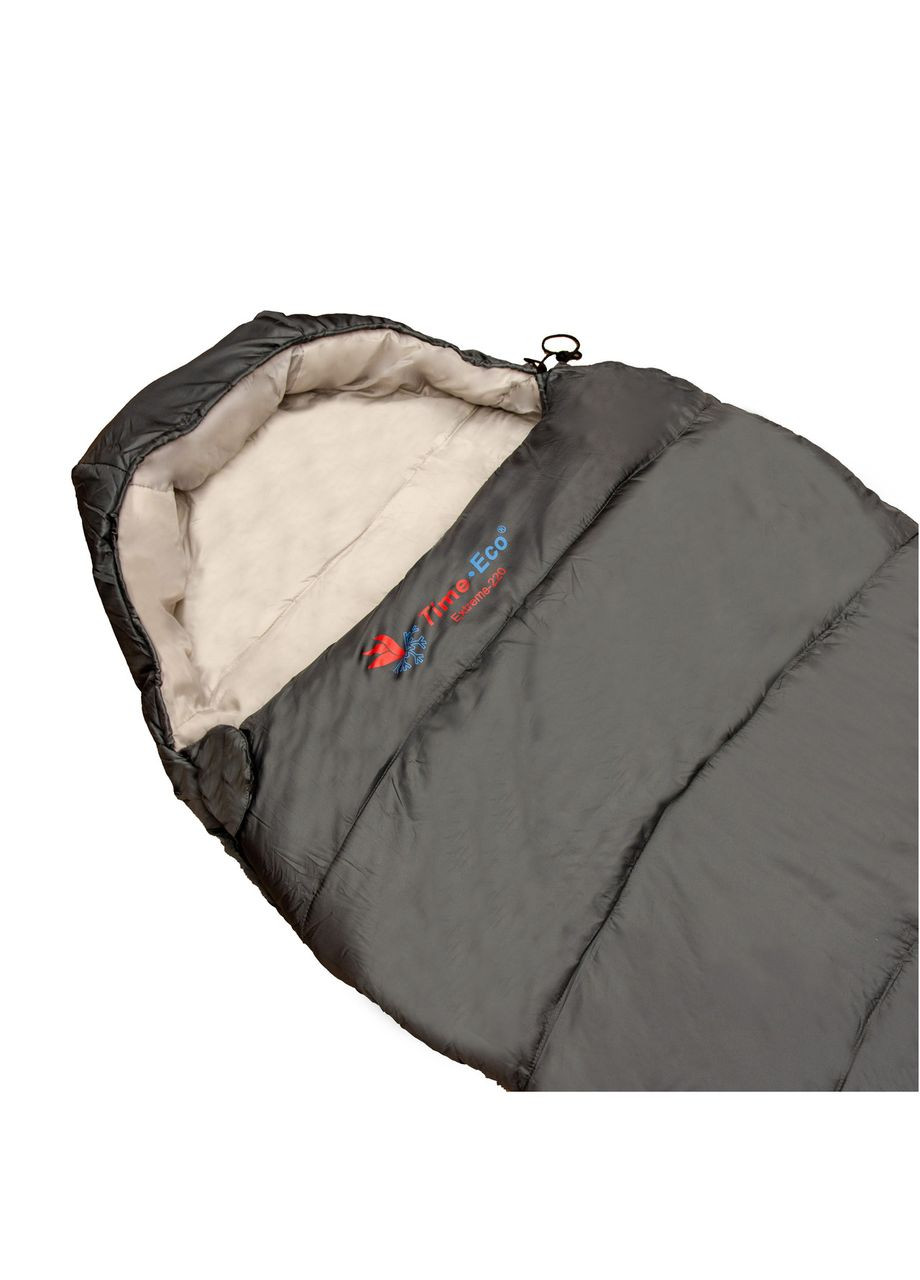 Спальный мешок Time Eco Extreme-220 для зимних походов утепленный кокон с капюшоном водоотталкивающий ProDobro (367266953)