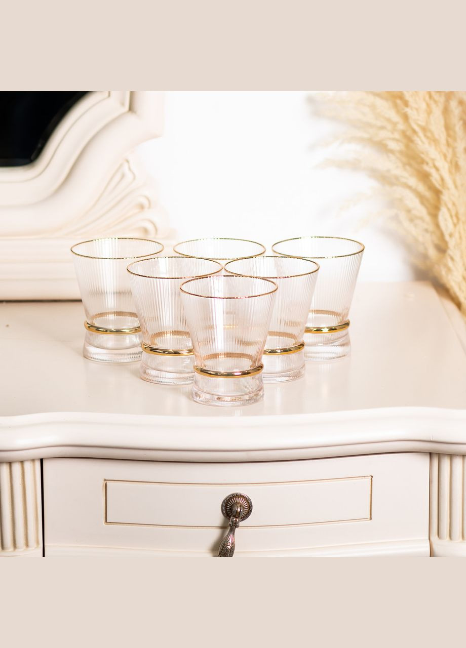 Набор из шести стаканов объемом 300 мл для лимонада, сока и коктейлей HP-16-5 Yiwu (331784531)