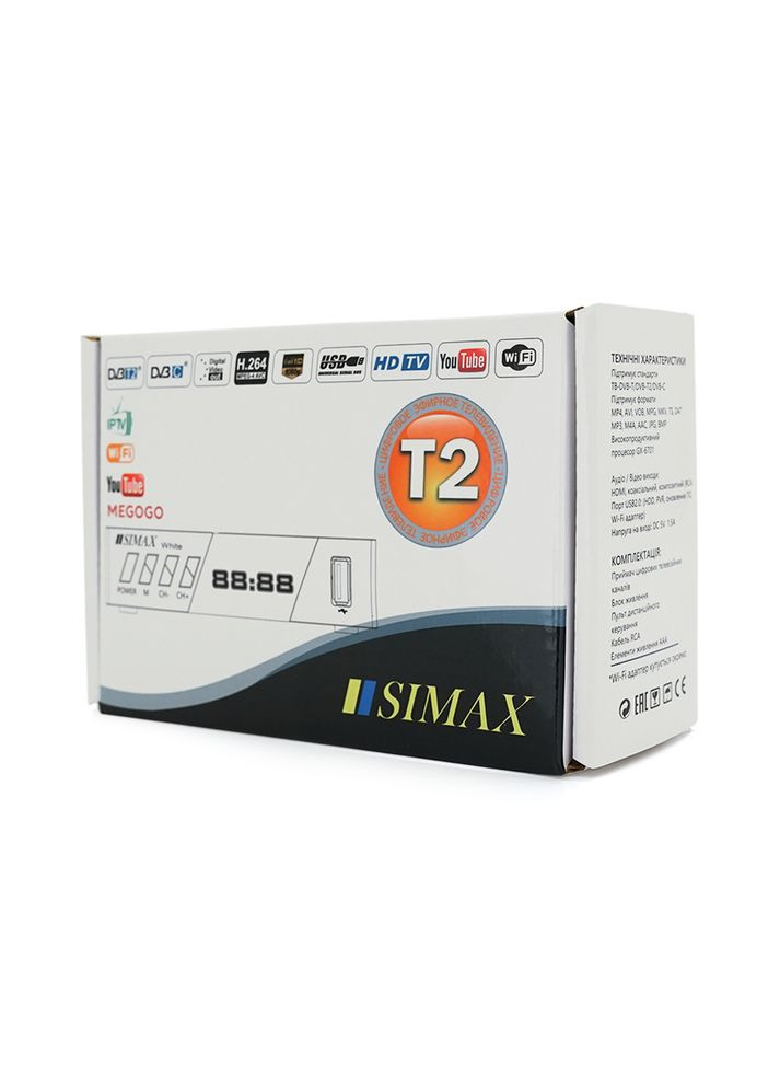 Ресивер (тюнер) IPTV DVBT2 GREEN HD (Opera Digital) Simax (315030092)
