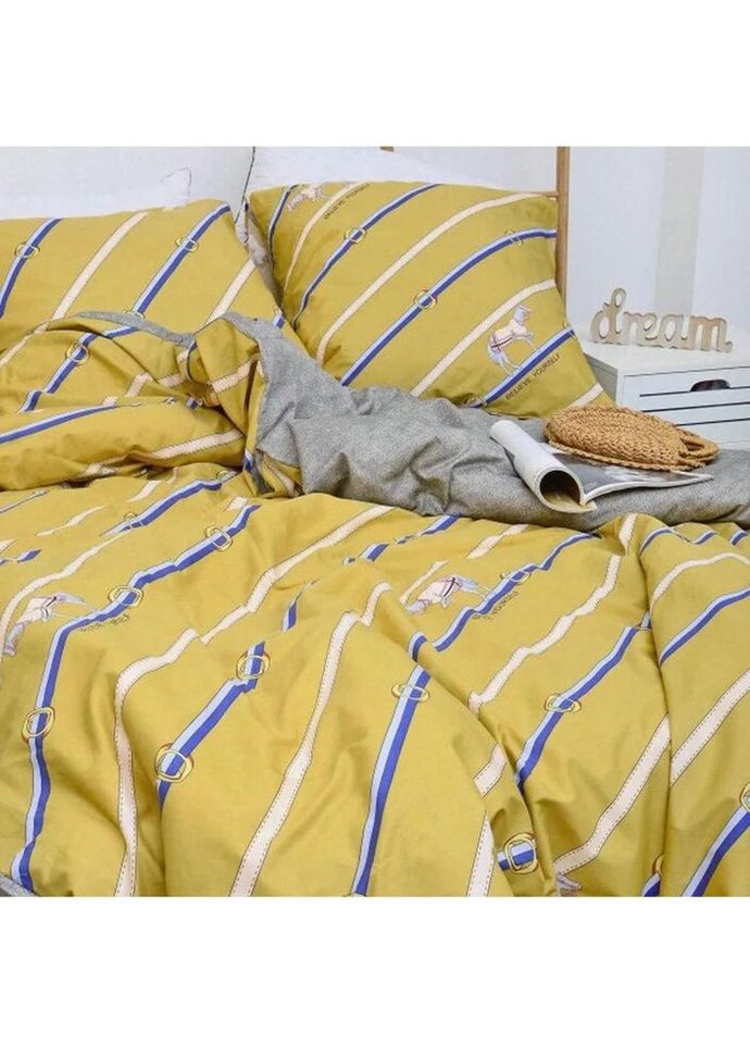 Постільна білизна євро Сатин Twill 549-E 220х200 см Viluta (336328481)