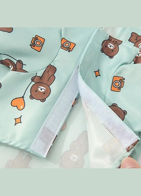 Дождевик для собак с капюшоном и принтом мишки XL размер No Brand (299840012)