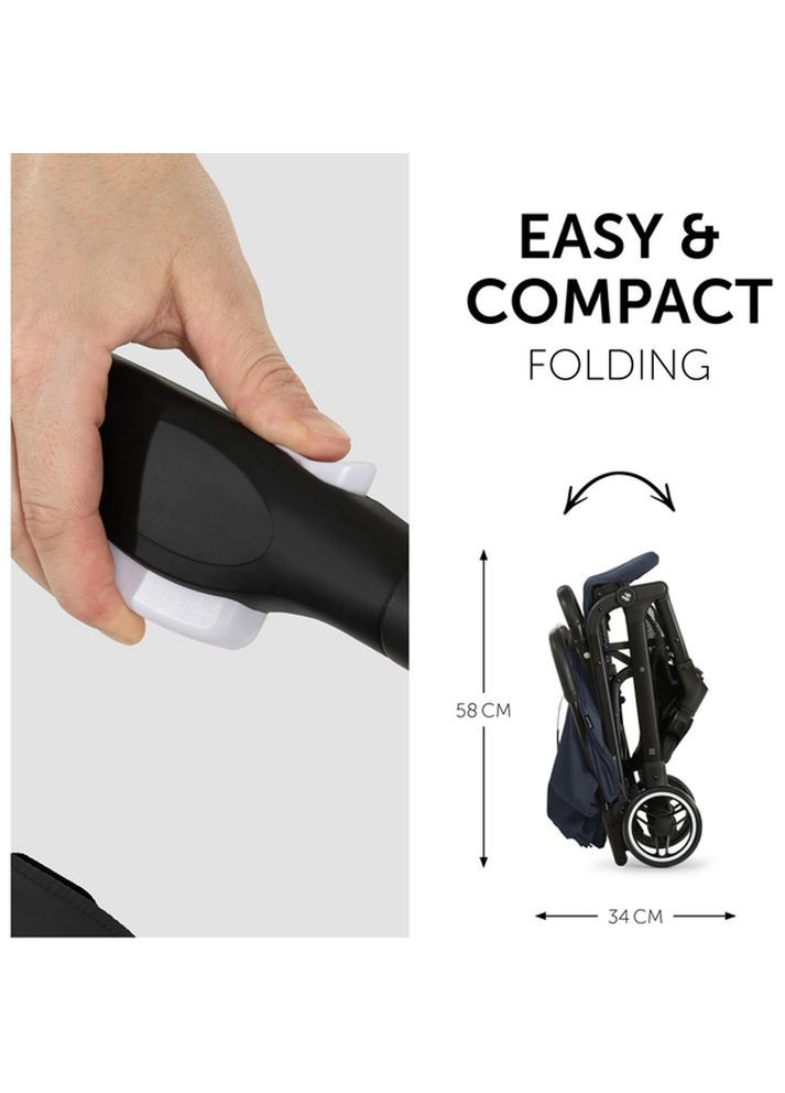 Тележка прогулочная Travel N Care Dark Navy Blue (16016-9) Hauck (329194384)