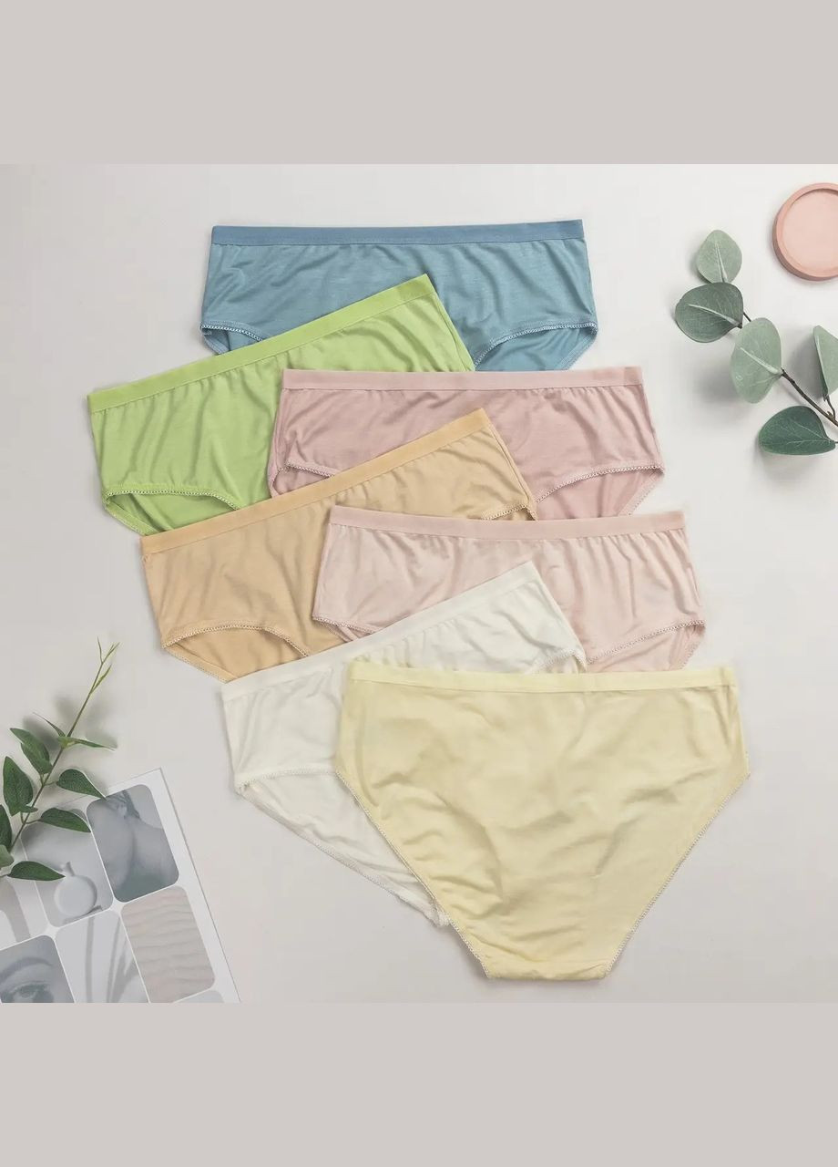 Набор женских трусиков неделька батал - 7 шт Nicoletta (340277003)