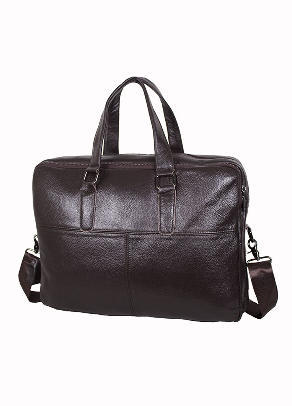 Мужская кожаная сумка R1902BROWN-111 коричневая No Brand (370848433)