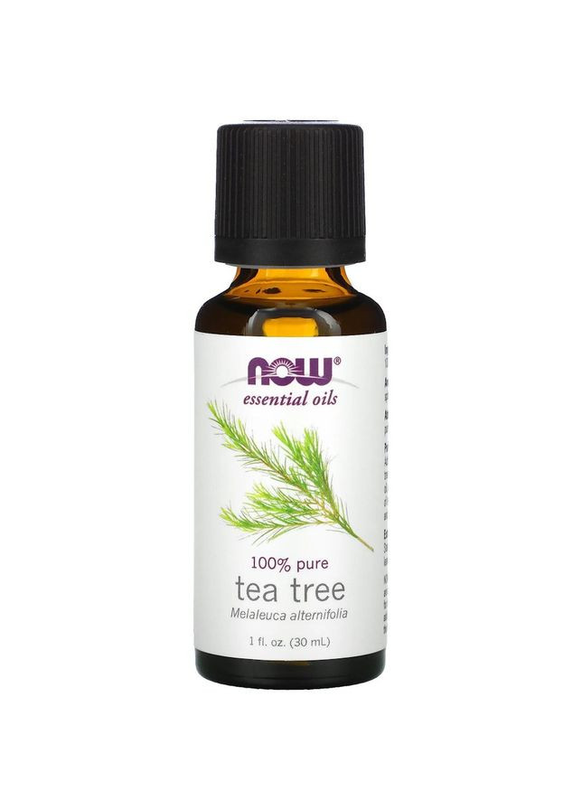 Масло чайного дерева Tea Tree Oil, 30 мл Now (334705282)