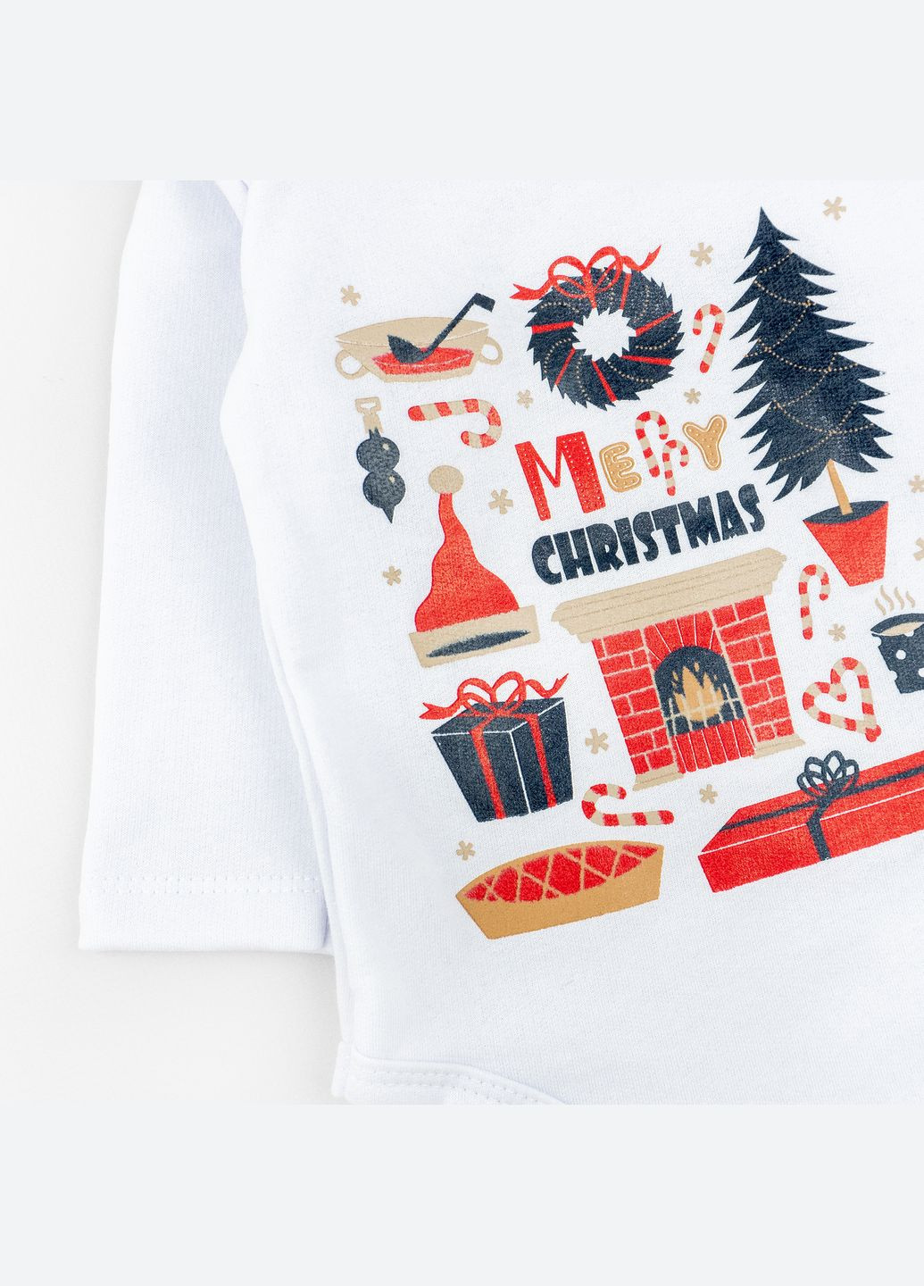 Боди для ребенка из ткани с начесом Dexter`s и рождественским принтом christmas mood dexter's (315321189)