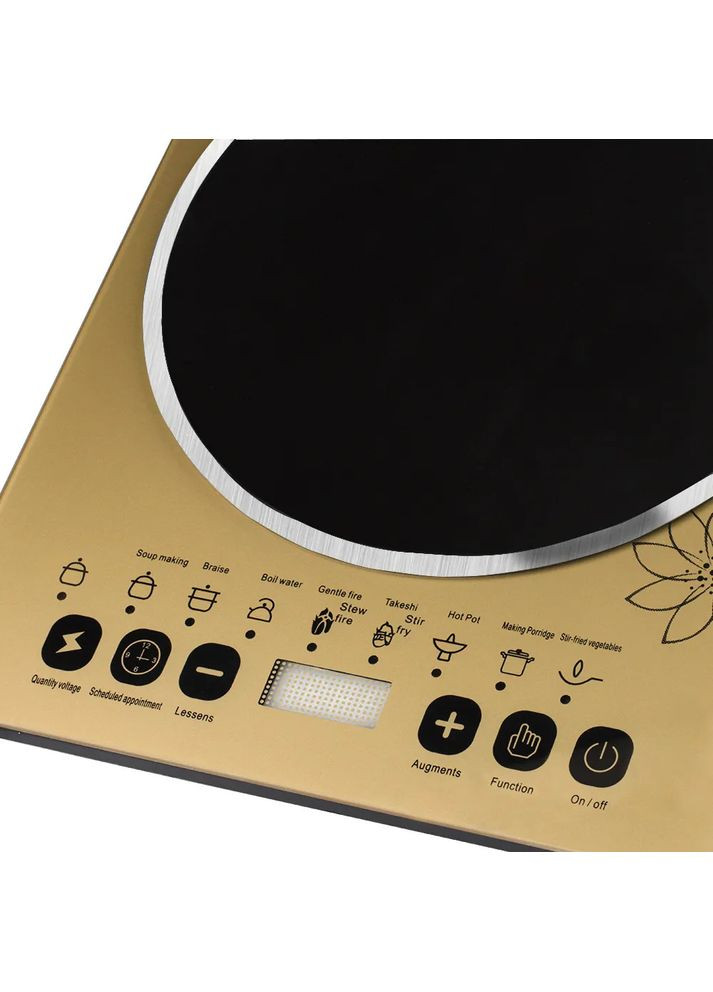 Настільна плита індукційна на 1 конфорку, 2000 Вт, BT-8017 / Електропліта/ Варильна поверхня BiTEK (370625530)