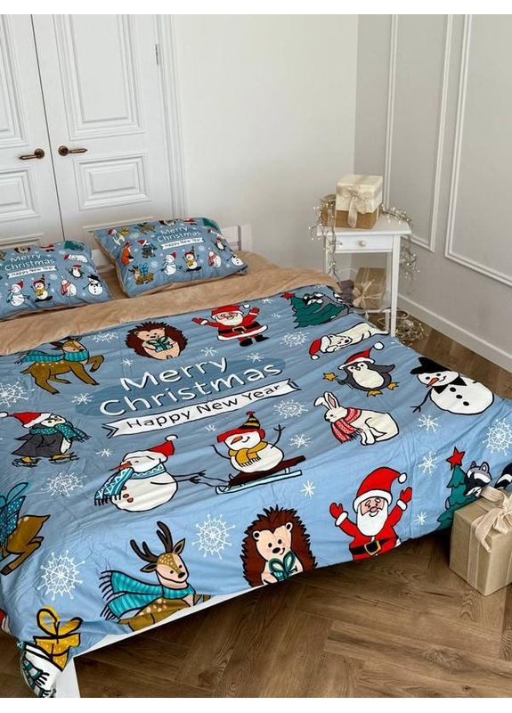 Постільна білизна євро Home Сатин Плюш 21361 200х220 см DUSHKA (366574544)