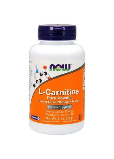 L-Carnitine, Pure Powder, 3 oz 85 g /89 servings/ NF0217 Now Foods (362419081)