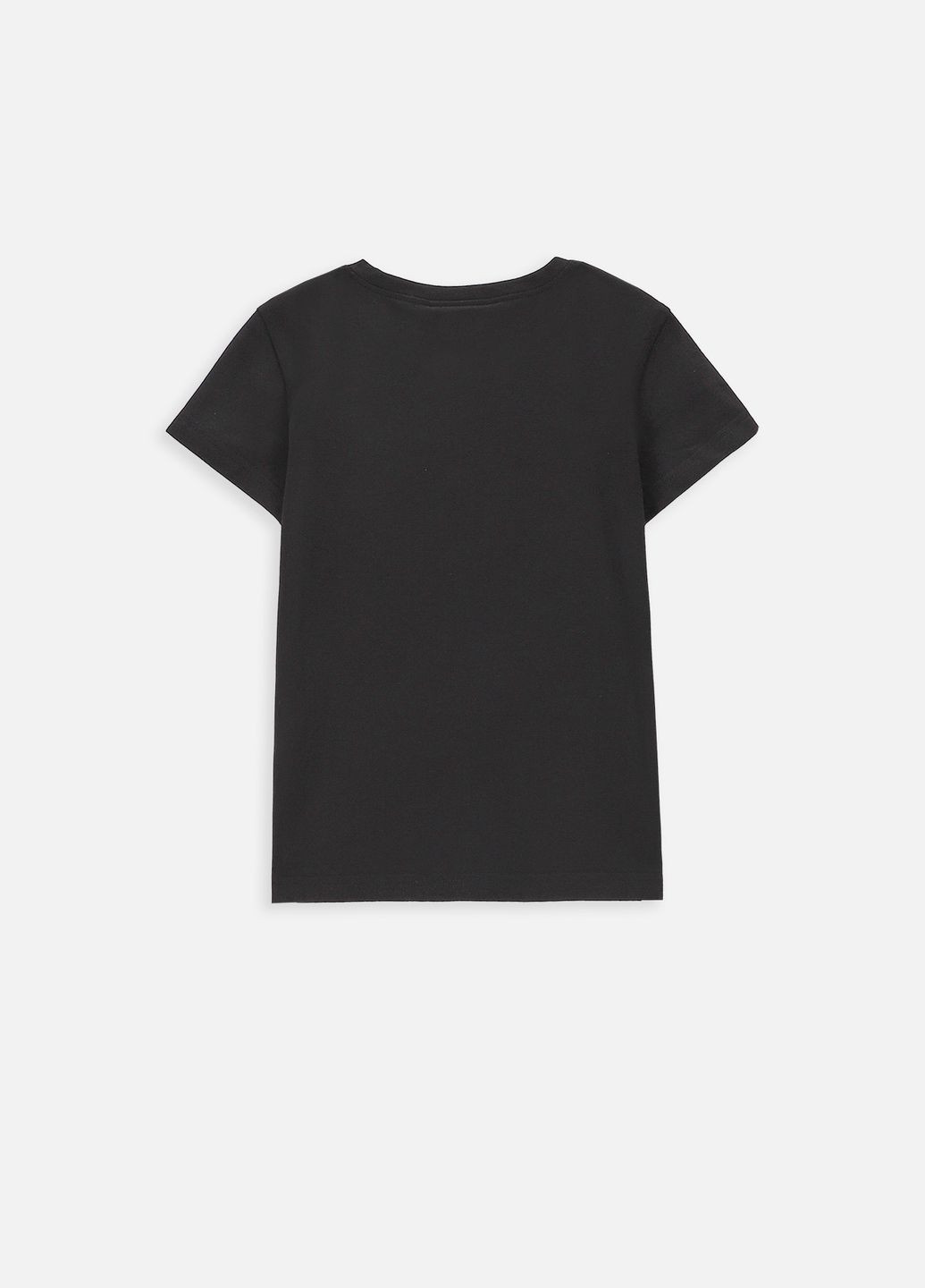 Чорна літня футболка Coccodrillo