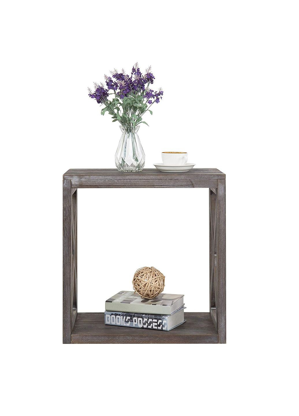 Приліжкова тумба з дерева Ламбарене моріон (ПТМ-000511) No Brand (328076628)