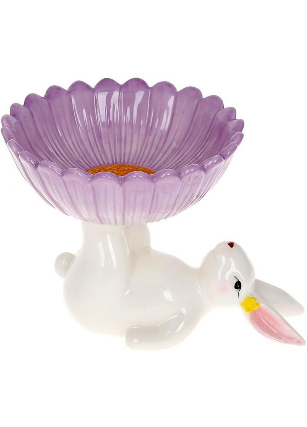 Цукерниця "Милий Кролик" керамічна з фігуркою кролика 20х15х14 см Bona (289369163)