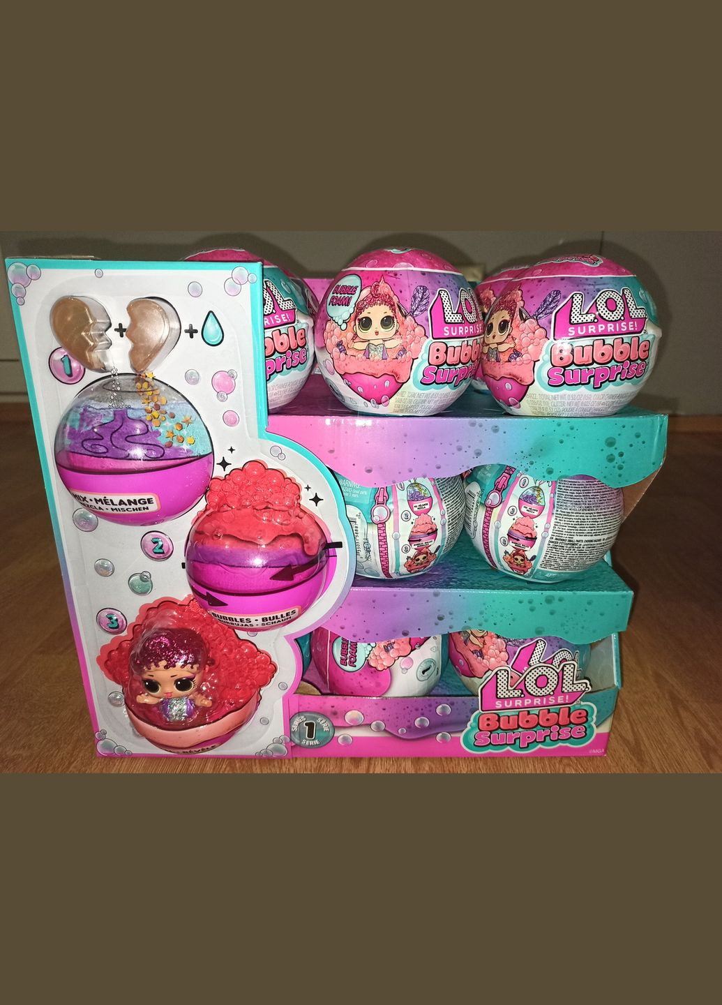 Ігровий набір Lol Surprise Bubble Бабл Dolls Camping cutie color change glitter із бульбашками з піною з блискітками. L.O.L. Surprise! (323480788)