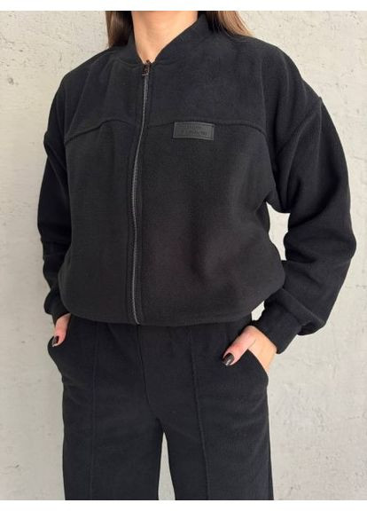 Теплый женский костюм двойка (худые на молнии), тринитка на флисе, размер (арт. 899TB) No Brand (365783940)