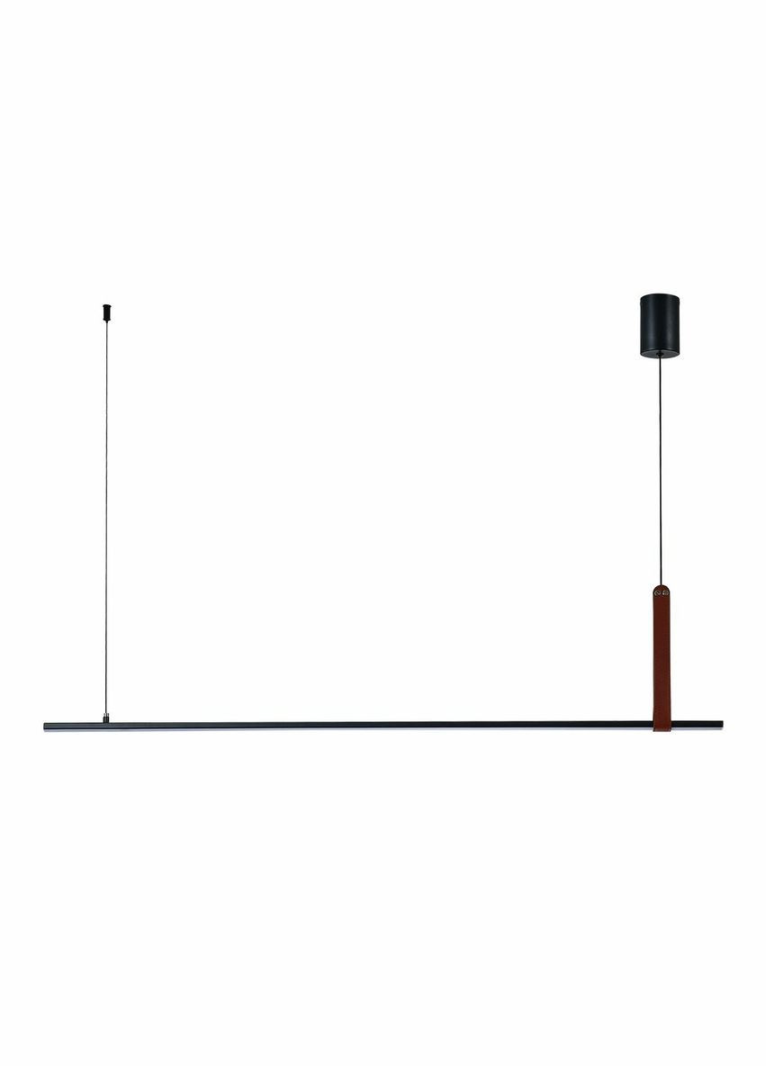 Светодиодный подвесной светильник G 2810/1100 44W Черный+Искусственная кожа Valeso (340276341)