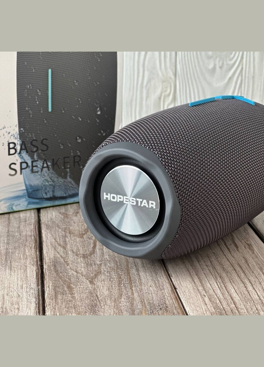 Портативна Bluetooth колонка P31 10 ВТ Сіра Hopestar (322127282)