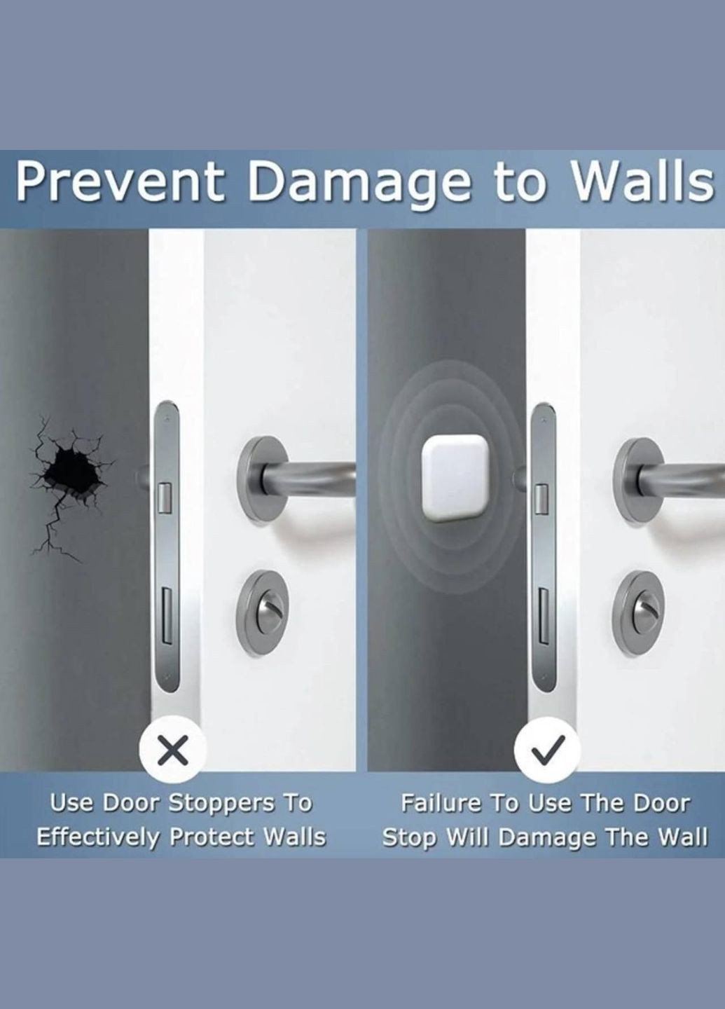 Відбійник обмежувач від удару силіконовий самоклеючий Квадрат 1 штука CHOICE (317297548)