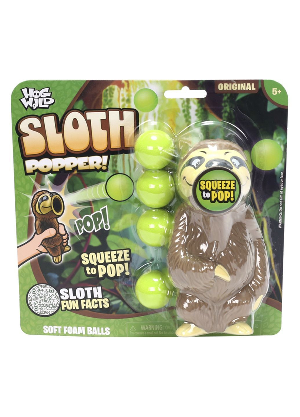 Игрушка «Стреляющий зверек. Ленивец» цвет разноцветный ЦБ-00287062 Hog Wild (365408453)