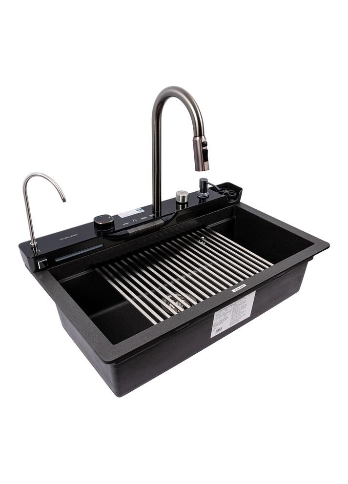 Кухонна мийка гранітна 7546 EVANORA матова (моріон) Valeso (369165550)