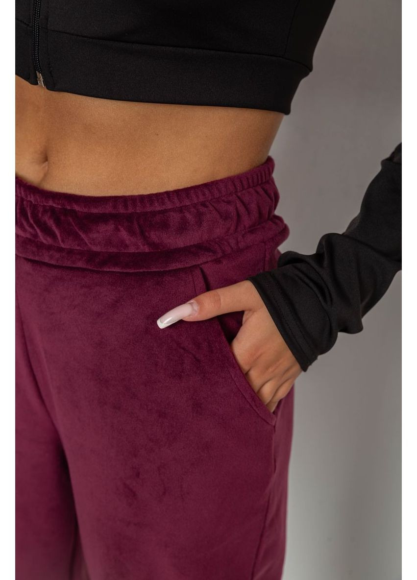 Спортивные штаны женские велюровые на флисе Ager 238R58646-1 (357234555)