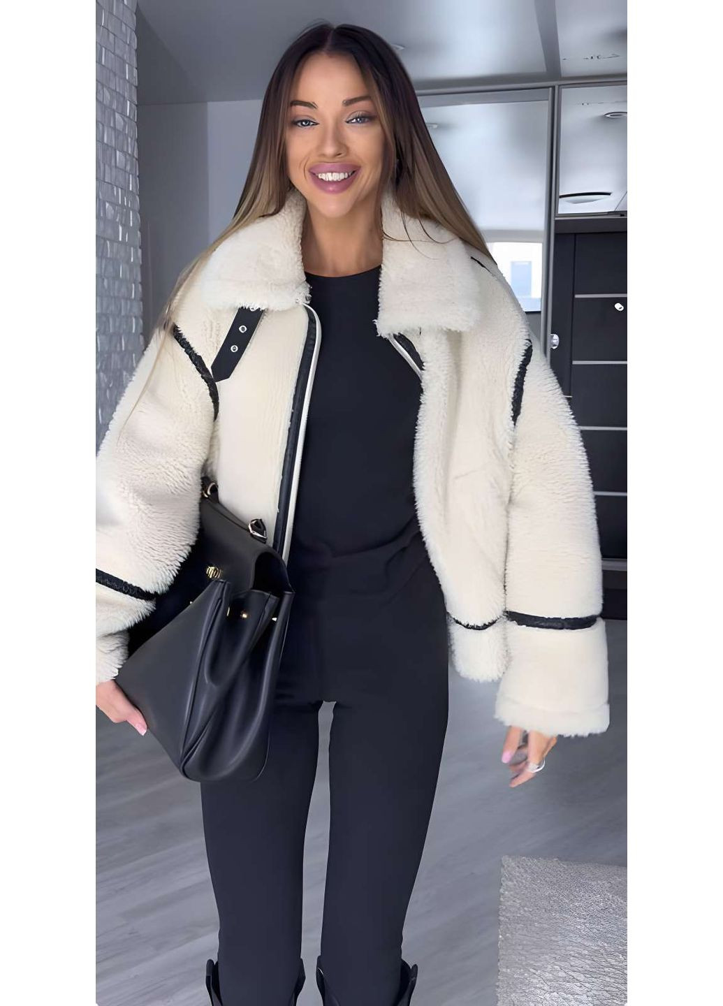 Жіночий теплий зручний термокостюм термокомплект термобілизна бежевий беж бежева зима зимо... Україна (366869000)