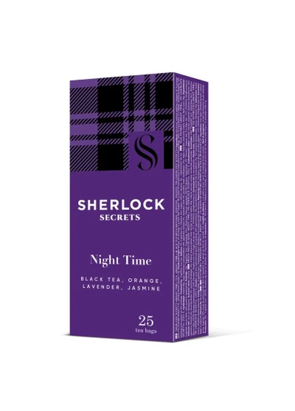 Чай Night Time чорний 25х2 г (shs.01077) Sherlock Secrets (400483413)