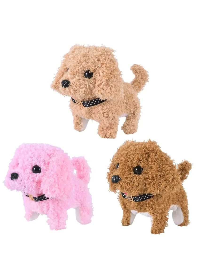 М'яка інтерактивна іграшка собачка C23927 розмір 15х8х13 см в асортименті No Brand (362424891)
