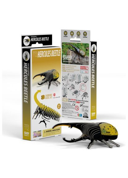 Пазл (XEG-112) Eugy 3D Зоопарк Жук-геркулес (366068992)