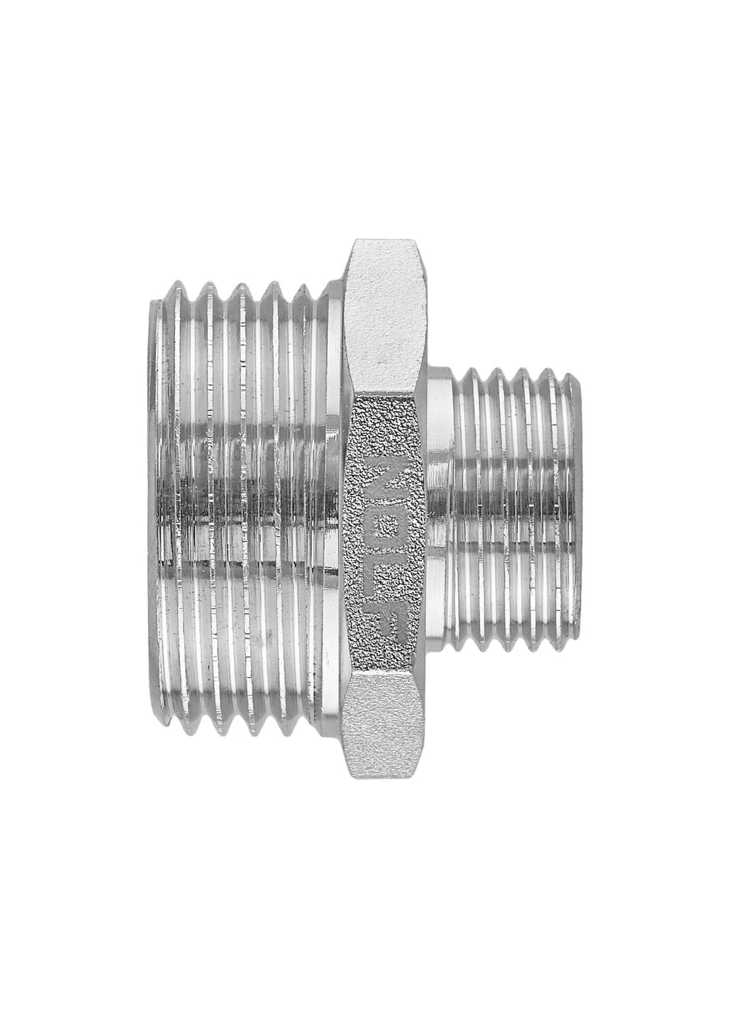 Ниппель редукционный -1/2"x1/4" никелированный (NF3081) NOLF NFC.N0206-N (388587384)