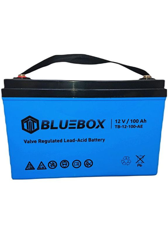 Акумулятор AGM 12V 100Ah VRLA для буферних систем зарядки BlueBox (282026604)